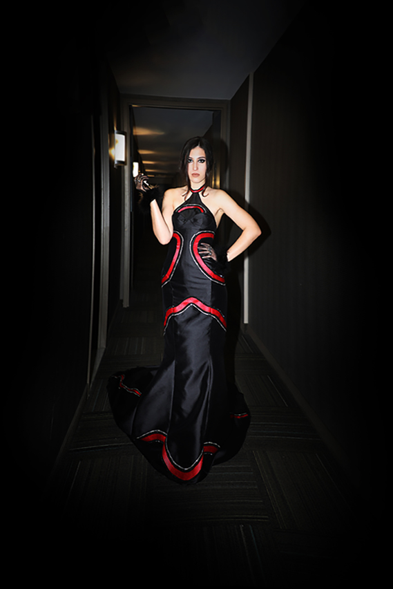 "Zero" dress frontal view