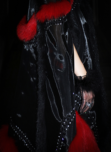 "Zero" cape side view detail